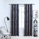 Vidaxl -Vorhang Blacking Ringe 2 ST 140x175 cm Samt -Anthrazit