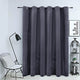 Vidaxl -Vorhang Blackout mit Ringen 290x245 cm Samt Anthrazit