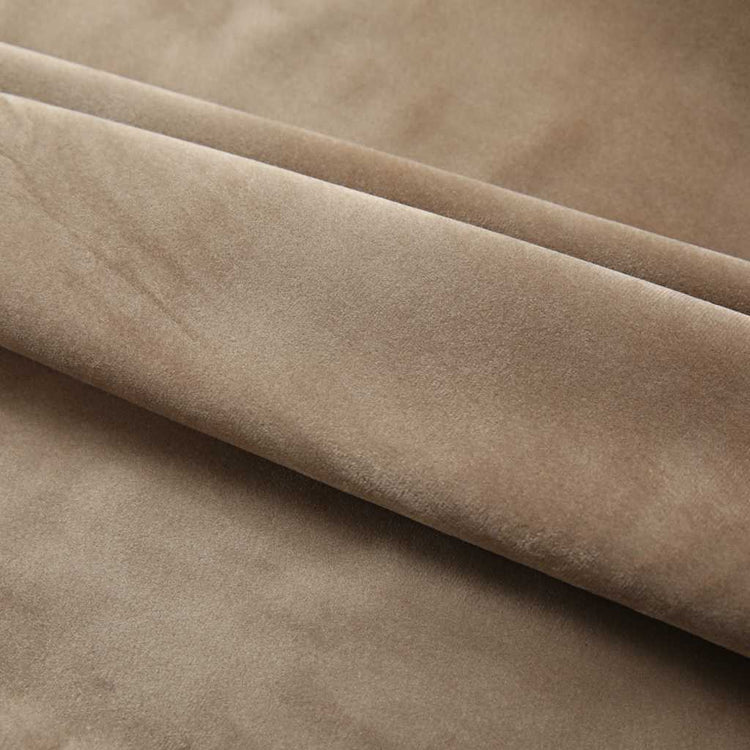 VIDAXL -Vorhänge Blackout 2 STs mit Haken 140x245 cm Samt Beige