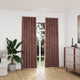 VIDAXL -Vorhänge Blackout 2 STs mit Haken 140x225 cm Samtrosa