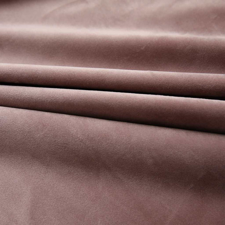 Vidaxl Vorhänge Blackout 2 STs mit Haken 140x245 cm Samtrosa