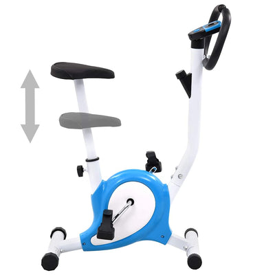 VidaXL Heimtrainer mit Bandwiderstand blau