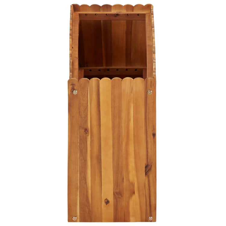 Vidaxx Pflanzgefäß erhöht 100x30x50 cm aus massivem Akazienholz
