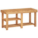 VIDAXL -Schuhregal 90x32x46 cm Festes Akazieholz