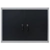 Vidaxx Wand-Werkzeugschrank in Metallgrau und Schwarz