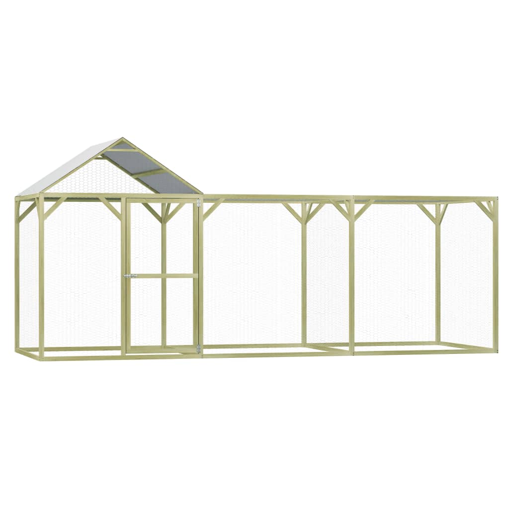 VIDAXL -Hühner Coop 4,5x1,5x2 m imprägnierte Kiefer