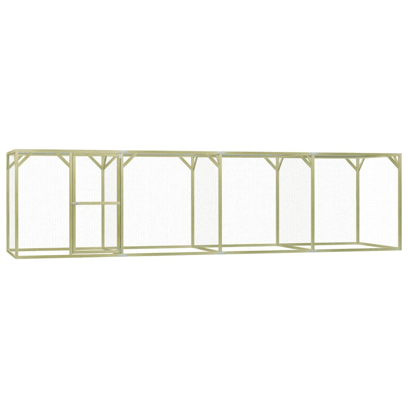 VIDAXL -Hühner Coop 1,5x6x1,5 m imprägnierte Kiefer