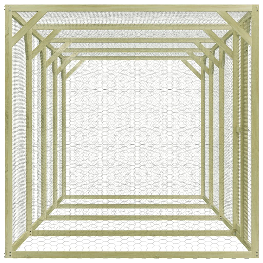 VIDAXL -Hühner Coop 1,5x6x1,5 m imprägnierte Kiefer