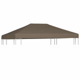VIDAXL VORED RAACH 310 G M² 3x4 m Taupe - afbeelding 1