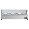 VidaXL Chafing Dishes aus silbernem Edelstahl