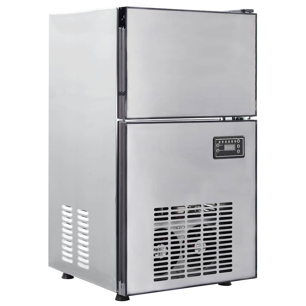 Vidaxx Eiswürfelbereiter Silber 43 x 40 x 71 cm Edelstahl