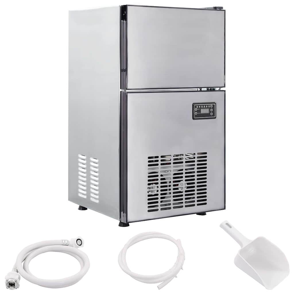 Vidaxx Eiswürfelbereiter Silber 43 x 40 x 71 cm Edelstahl