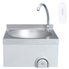VIDAXL -Waschbecken mit Tap- und Seifspender Edelstahl