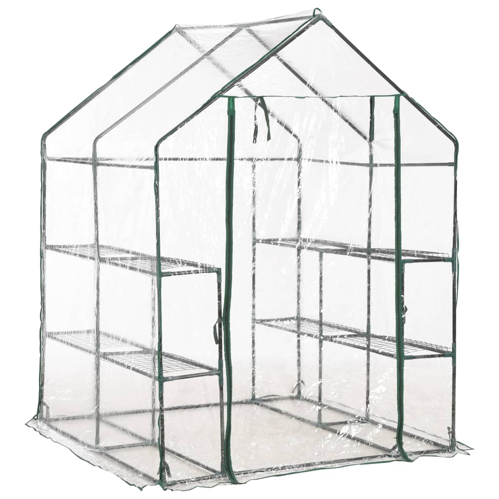 Vidaxl Tuinkas mit 8 Regalen 143x143x195 cm