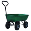 VidaXL Gartenkipper 300 kg 75l grün