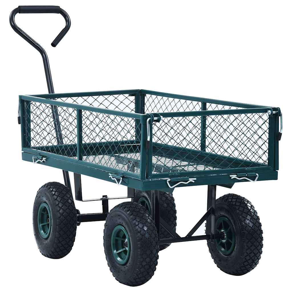 VidaXL Gartenwagen 250 kg grün
