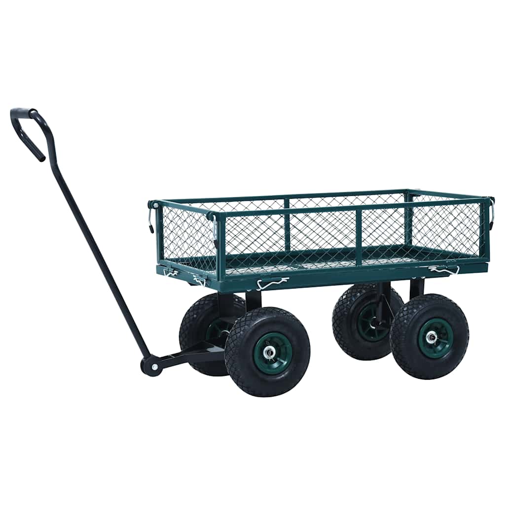 VidaXL Gartenwagen 250 kg grün