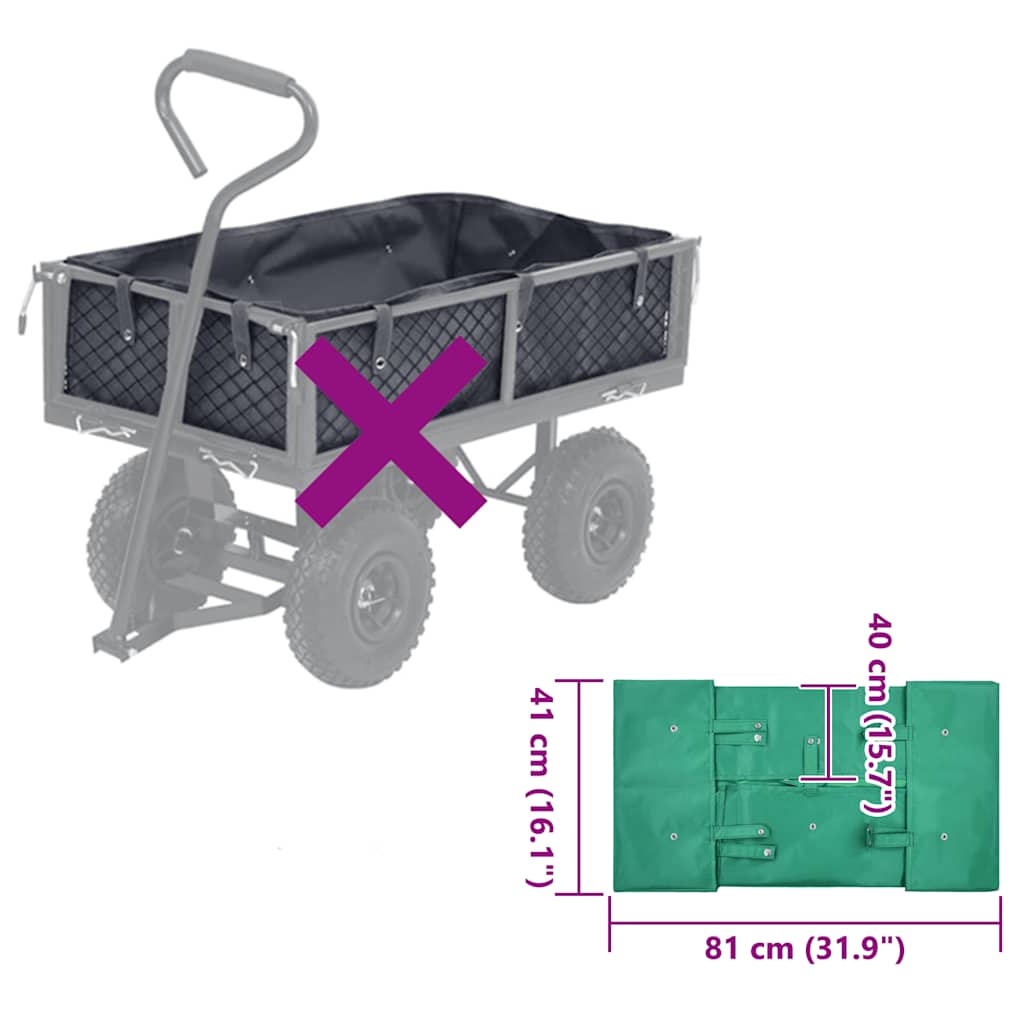 Vidaxl Türstute Voor Stoff grün