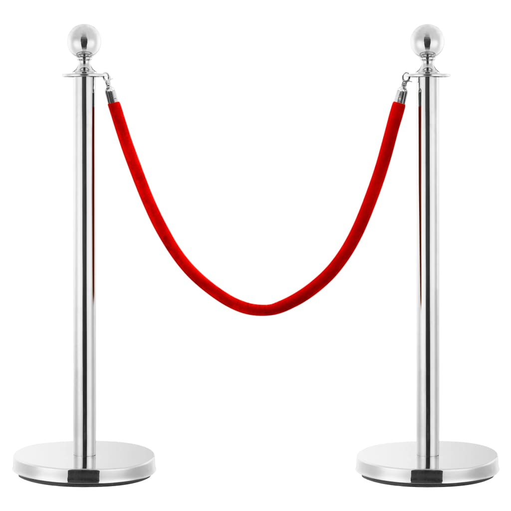 VIDAXL 3-TEIL VIP SET-FREI STAHL STAEL SILBER