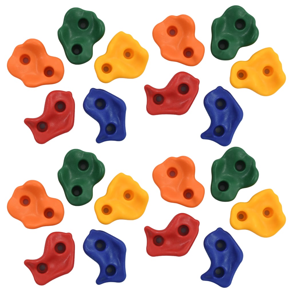 Vidaxl -Klettersteine ​​20 St Pe Multi -Colored