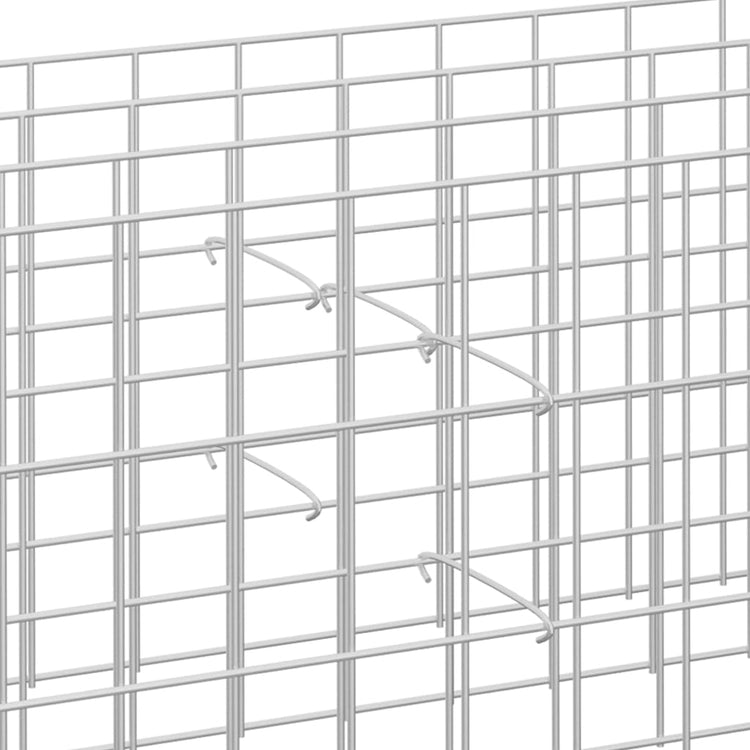 Vidaxl Gabion Hooks 50 St 40 cm verzinkter Stahl