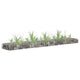 Vidaxl Gabion -Pflanzer erhöht 180 x 30 x 10 cm verzinkter Stahl