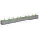 Vidaxl Gabion -Pflanzer vermehrte 360x30x30 cm verzinkter Stahl