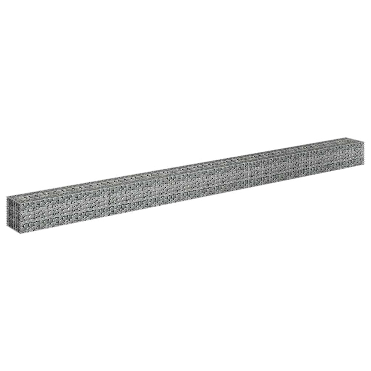 Vidaxl Gabion Planungsbox 450x30x30 cm verzinkter Stahl erhöht