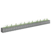 Vidaxl Gabion Planungsbox 450x30x30 cm verzinkter Stahl erhöht