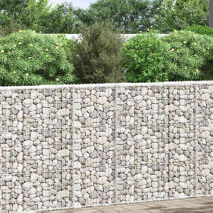Vidaxl Gabion Planning Bucks Trapez 80x20x100 cm verzinkter Stahl