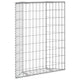 Vidaxl Gabion Planning Bucks Trapez 80x20x100 cm verzinkter Stahl
