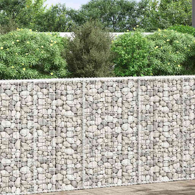 Vidaxl Gabion Planning Bucks Trapez 100x20x100 cm verzinkter Stahl