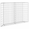 VIDAXL GABION PLANS EIGER TRAPEZIUM 150 x 20 x 100 cm verzinkter Stahl