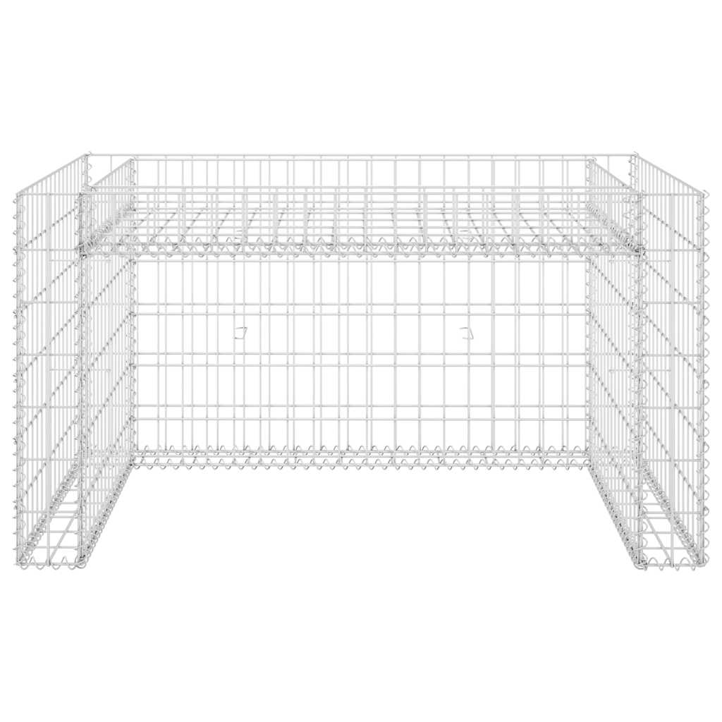 Vidaxl Rasenmäherdach mit Pflanzer 110x80x60 cm Stahldraht