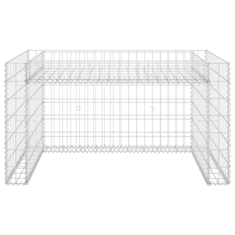 Vidaxl Rasenmäherdach mit Pflanzer 110x80x60 cm Stahldraht