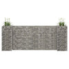 Vidaxl Gabion Planungsbox H-förmig 260x40x100 cm Stahldraht