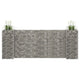 Vidaxl Gabion Planungsbox H-förmig 260x40x100 cm Stahldraht