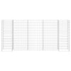 Vidaxl Gabion-Pflanzer H-förmig 260x40x120 cm Stahldraht