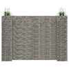 Vidaxl Gabion-Pflanzer H-förmig 260x40x200 cm Stahldraht