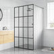 Vidaxl Walk -in Duschwand 80x195 cm transparentes Temperaturglas