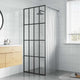 Vidaxl Walk -in Duschwand 90x195 cm transparentes Temperaturglas