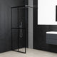 Vidaxl Walk -in Duschwand 90x195 cm transparentes Temperaturglas