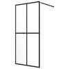 Vidaxl Walk -in Duschwand 140x195 cm Transparent Tempered Glas