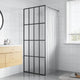 Vidaxl Walk -in Duschwand 80x195 cm MAT Temperiertes Glas