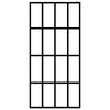 Vidaxl Walk -in Duschwand 90x195 cm mattem Glas