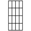 Vidaxl Walk -in Duschwand 140x195 cm Matte terminiertes Glas