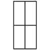 Vidaxl Walk -in Duschwand 100x195 cm MAT Temperiertes Glas