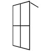 Vidaxl Walk -in Duschwand 140x195 cm Matte terminiertes Glas