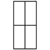 Vidaxl Walk -in Duschwand 140x195 cm Matte terminiertes Glas