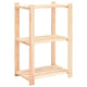 VIDAXL-LAGE RAGER 3-LAYER 60x38x90 cm Festkiefer 150 kg